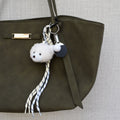 Teddy sport bag chain - Zilver, wit en zwart